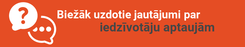 Bilde ar tekstu:"Biežāk uzdotie jautājumi"