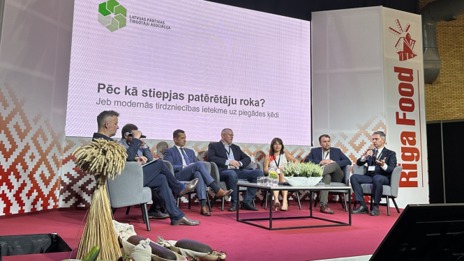 Izstādes “Riga Food” dalībnieki diskutē